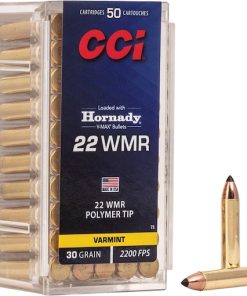 CCI 22 Winchester Magnum Rimfire (WMR) Ammo 30 Grain Polymer Tip