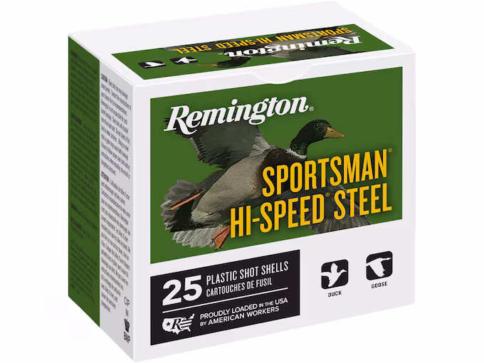 Remington Sportsman Hi-Speed Waterfowl 12 Gauge Steel Ammo