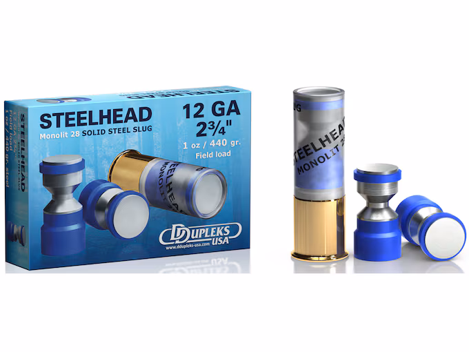 DDupleks Steelhead Monolit 28 12 Gauge Slug 2-3/4" 1oz Box of 5