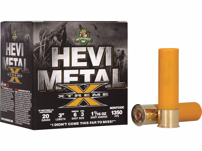 Hevi-Shot Hevi-Metal Xtreme Waterfowl 20 Gauge Steel and Tungsten Ammo