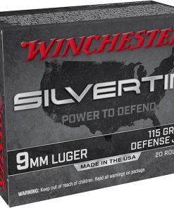 Winchester Silvertip Defense 9mm Luger Ammo 115 Grain Winchester Silvertip Jacketed Hollow Point