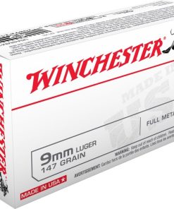 Winchester White Box USA 9mm Luger Ammo 147 Grain Full Metal Jacket