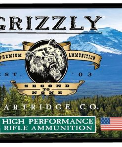 Grizzly Cartridge High Performance Rifle 22-250 Remington Ammo 55 Grain Jacketed Soft Point Box of 20