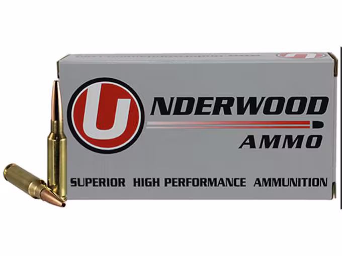 Underwood 6.5 Creedmoor Ammo 122 Grain Lehigh Controlled Chaos Fragmenting Hollow Point Lead Free Box of 20