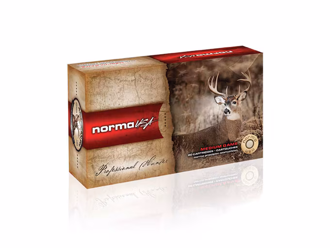 Norma American PH 243 Winchester Ammo 100 Grain Norma Oryx Jacketed Soft Point Box of 20
