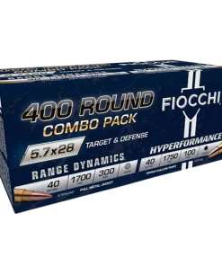 Fiocchi 5.7x28mm Combo Pack, 400rds - 57COMPT