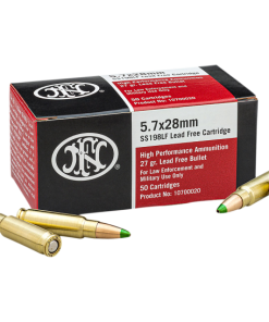 FN High Performance 5.7x28mm 27gr Jacketed Hollow Point Ammo, 50rd - 10700020